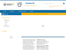 Tablet Screenshot of condorul.ro